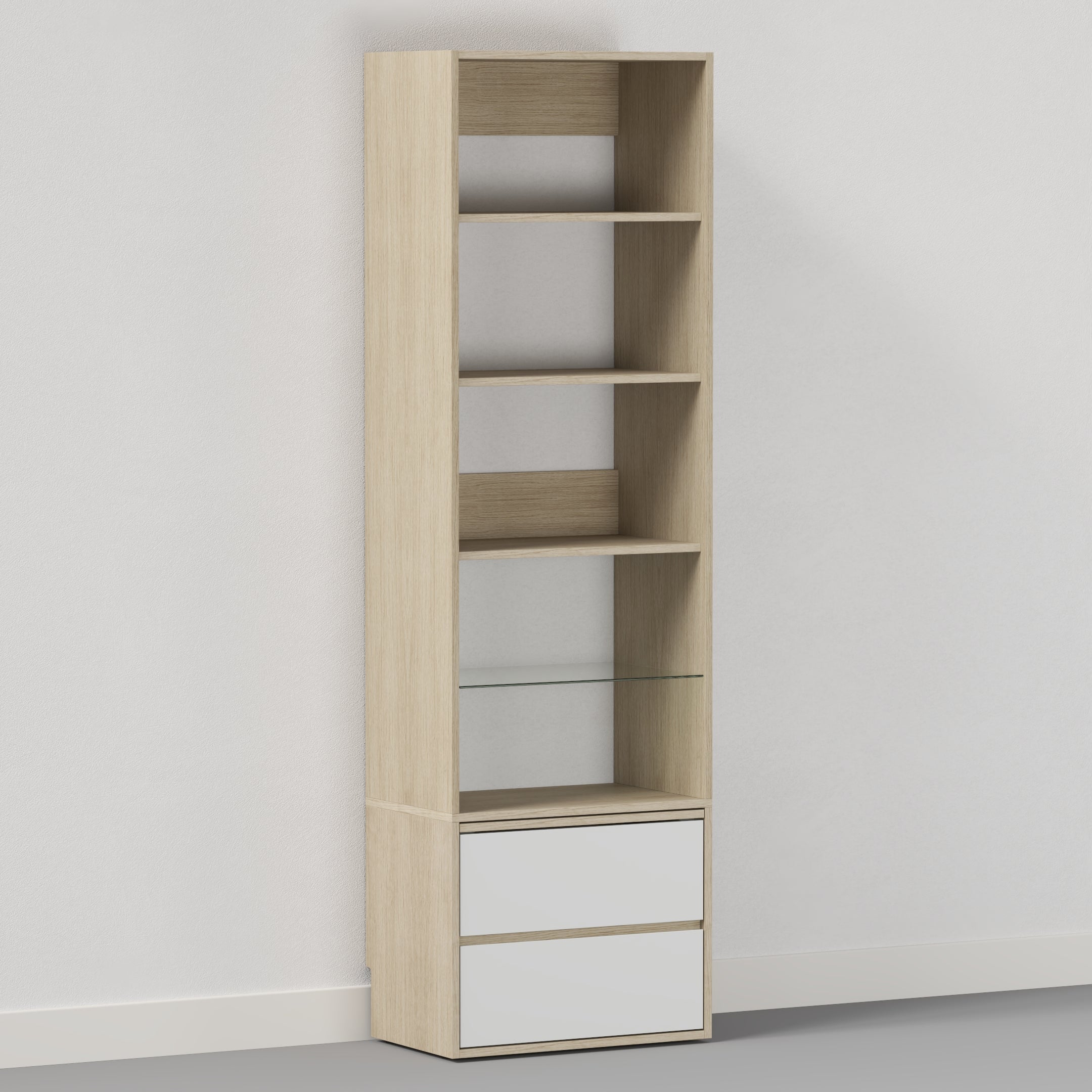 Tall Nightstand Cabinet - Queen / Vertical