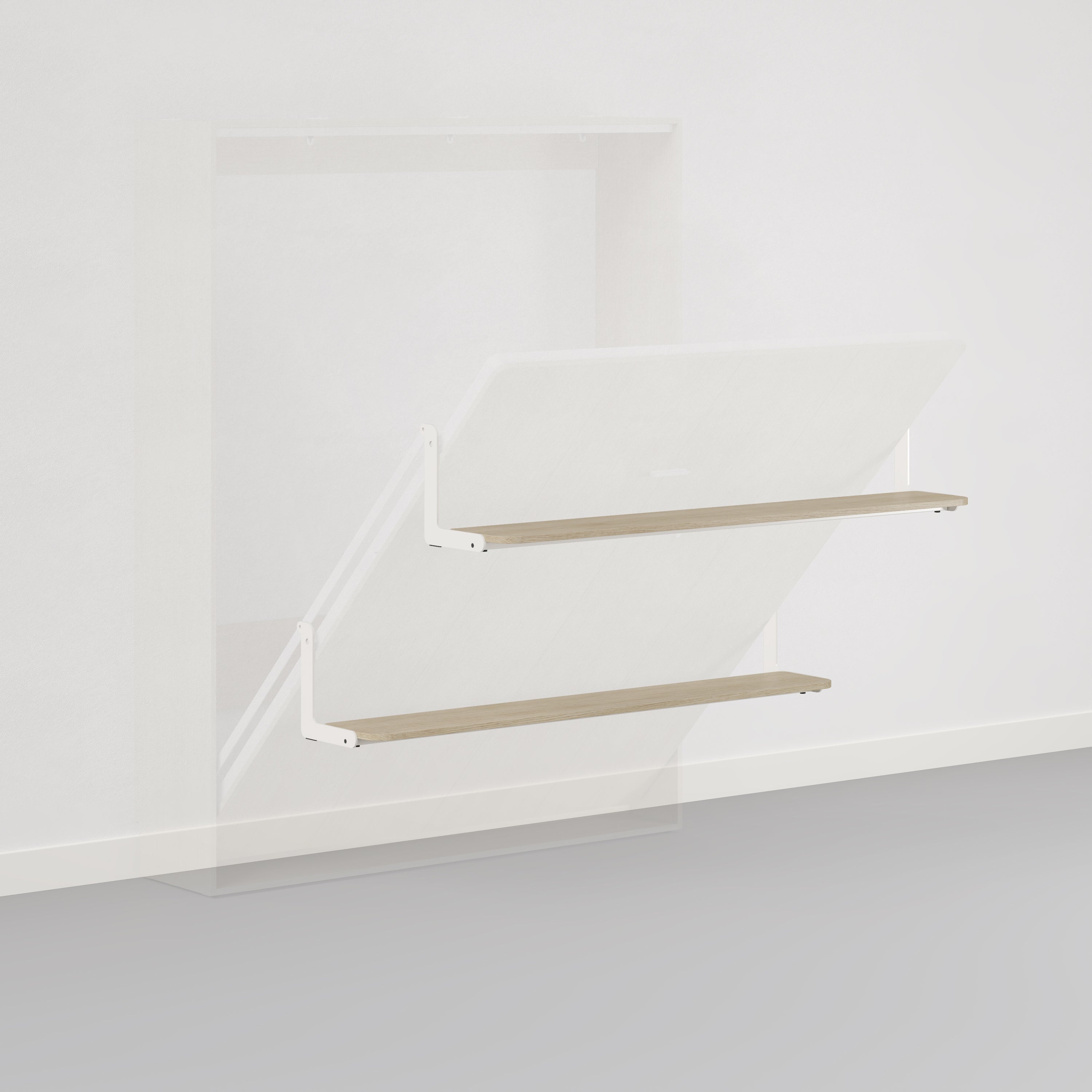 Two Shelves Upgrade for Murphy beds