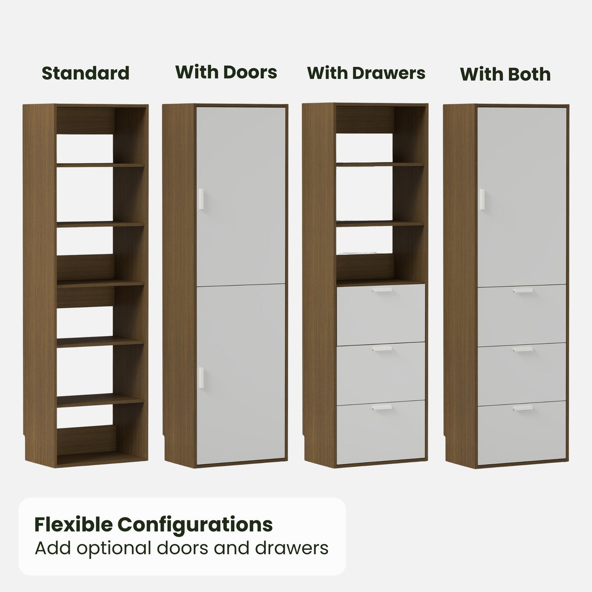 Tall Side Cabinet - Twin / Horizontal
