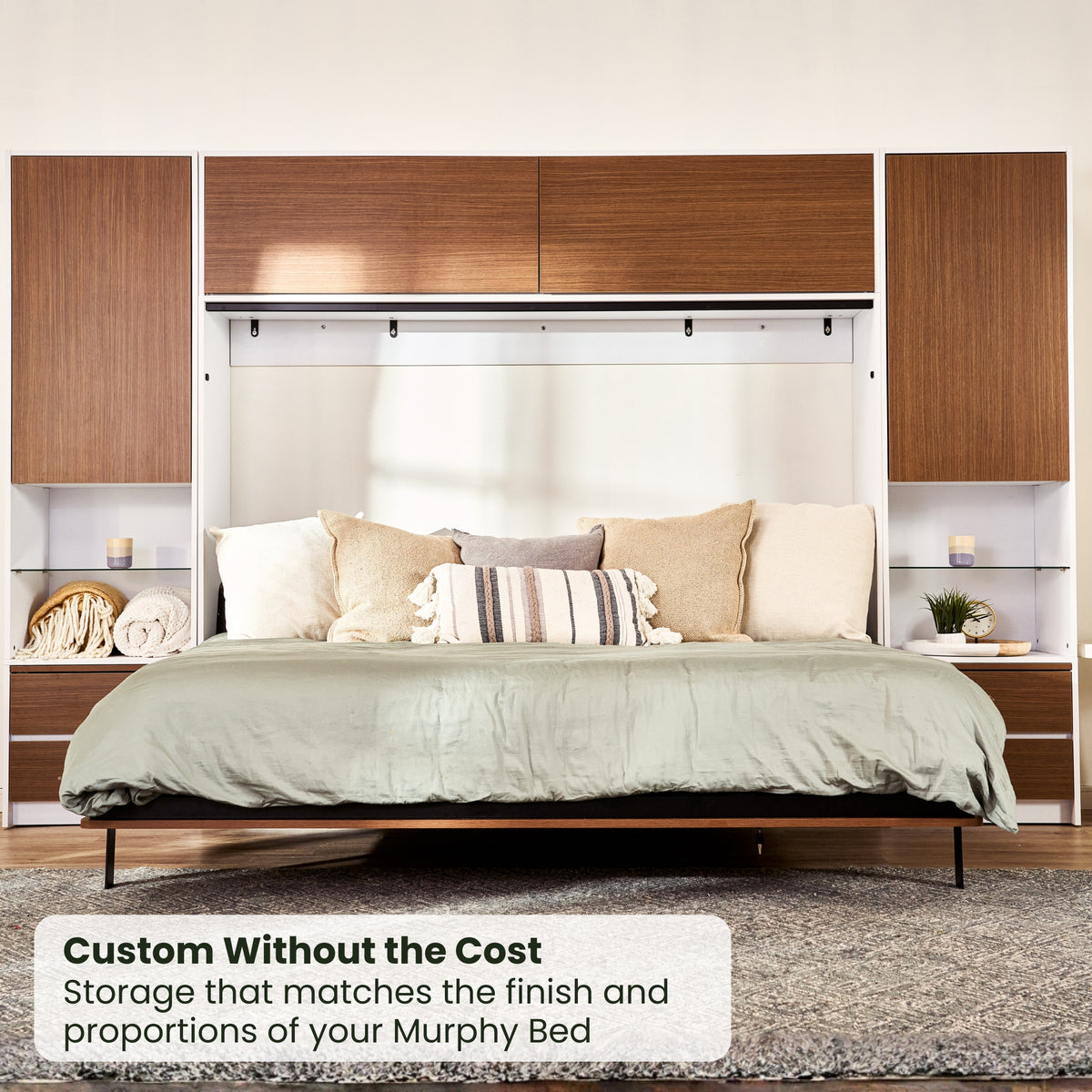 Tall Nightstand Cabinet - Queen / Horizontal