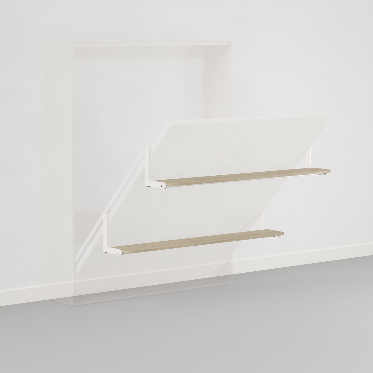 Two Shelves Upgrade for Murphy beds 