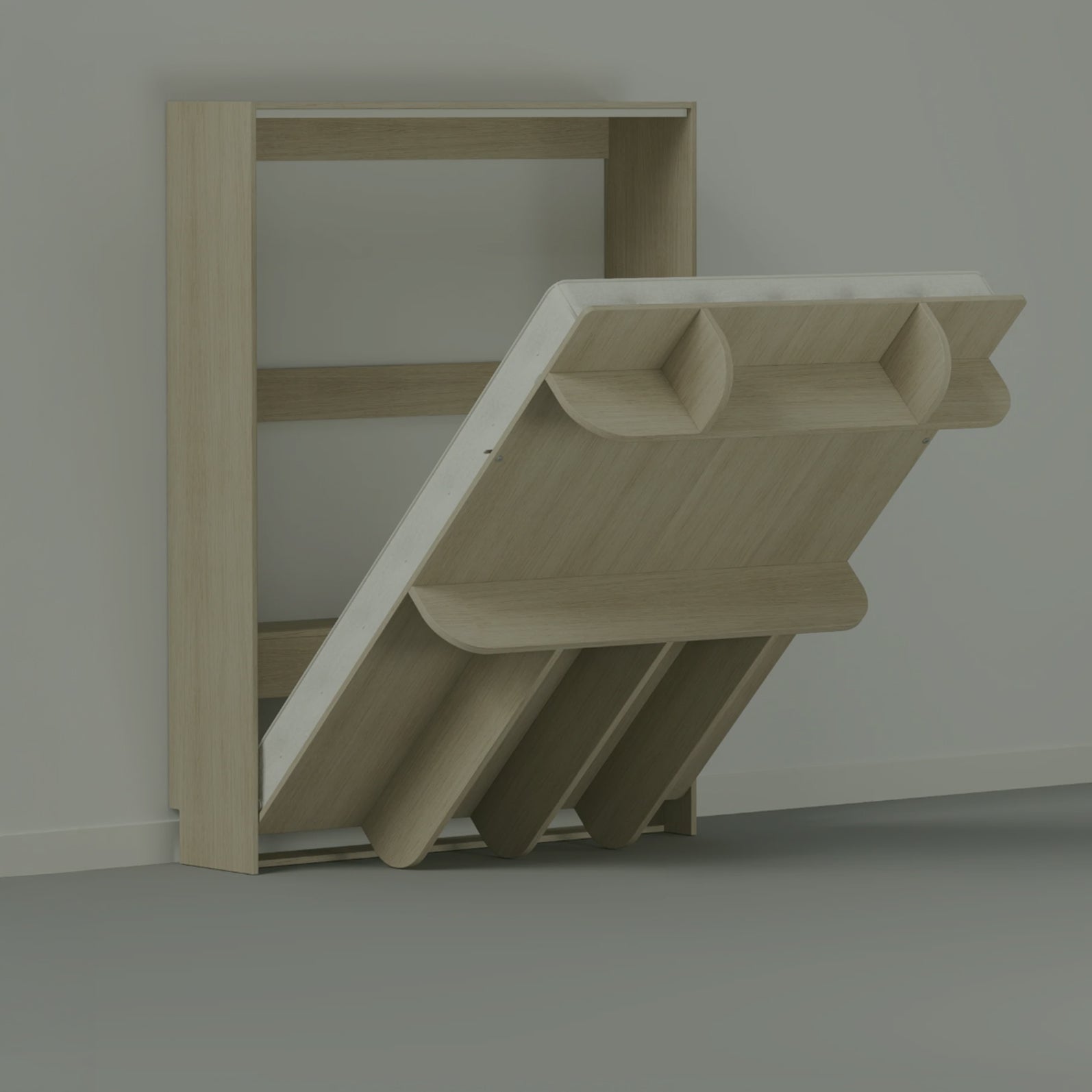 Murphy Bed with shelves